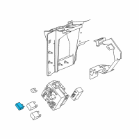 Genuine Toyota Circuit Opening Relay diagram