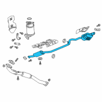 OEM 2020 GMC Acadia Muffler Diagram - 84779200