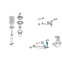 Genuine Cadillac Stud Kit,Front Lower Control Arm Ball diagram