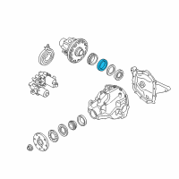 Genuine Ford Differential Bearing Race diagram