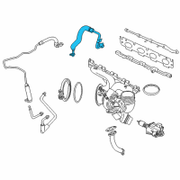 Genuine Turbocharger Oil Line diagram