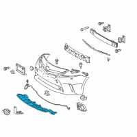 Genuine Toyota Lower Shield diagram