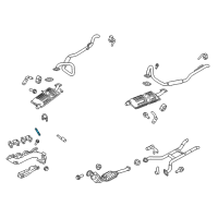 Genuine Ford Manifold Stud diagram