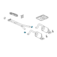 Genuine Exhaust Clamp diagram