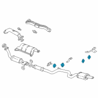 Genuine Exhaust Manifold Clamp diagram