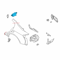 Genuine Actuator Assy-Fuel Lid Opener diagram