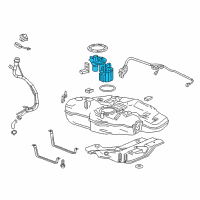 OEM Chevrolet Cruze Fuel Pump Diagram - 42706338