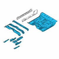 Genuine Ford Floor Pan diagram