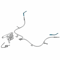 Genuine Scion Rear Cable diagram