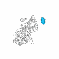 Genuine Toyota Camry Water Pump Assembly Seal diagram