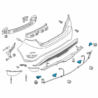 Genuine Ford Reverse Sensor diagram