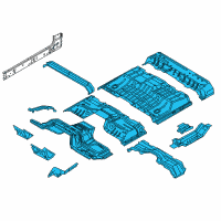 Genuine Ford Floor Pan Assembly diagram