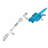 OEM 2017 GMC Canyon Steering Column Diagram - 84791808