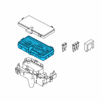 Genuine Ford PANEL ASY - FUSE JUNCTION diagram
