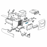 Genuine Chevrolet Camaro Antenna Asm-Ignition Lock Key Transmitter diagram