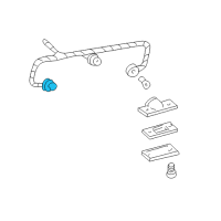 Genuine Ford Map Lamp Bulb diagram