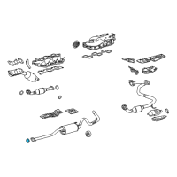 Genuine Toyota Resonator & Pipe Gasket diagram