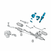 Genuine Ford Power Steering Control Valve diagram