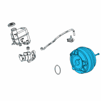 OEM 2018 Jeep Compass Booster-Power Brake Diagram - 68347154AB