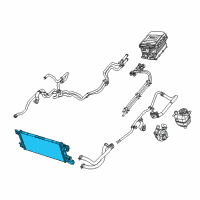 OEM 2019 Jeep Wrangler Cooler-Battery COOLANT Diagram - 68314788AB