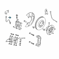 Genuine Brake Tubing Clips diagram