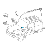 Genuine Toyota Computer, Occupant Detection diagram