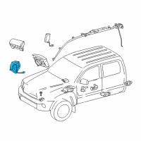 Genuine Toyota Camry Angle Sensor diagram