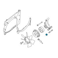 Genuine Ford Cooling Fan Clutch diagram