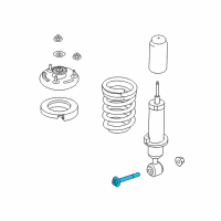Genuine Ford Strut Lower Bolt diagram