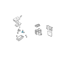 Genuine Toyota Fuse Holders diagram