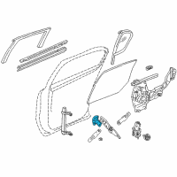 Genuine Ford Window Gear diagram