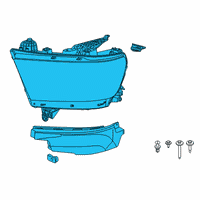 OEM 2021 Ram 1500 Headlamp Diagram - 68533274AA