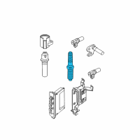 Genuine Ford Spark Plug diagram