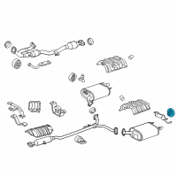 Genuine Toyota Camry Front Pipe Hanger diagram