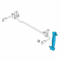 OEM 2018 Jeep Compass Link-STABILIZER Bar Diagram - 68503551AB