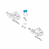 Genuine Toyota Cup Holder diagram