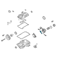 Genuine Ford Oil Filter Adapter Gasket diagram