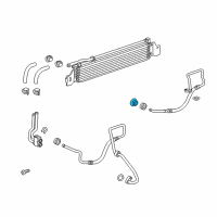 Genuine Ford Automatic Transmission Oil Cooler Line Connector diagram