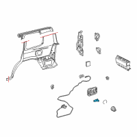Genuine Toyota Lid Assembly Spring diagram