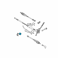 Genuine Ford Rack & Pinion Bushing diagram