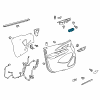 OEM 2017 Chevrolet Bolt EV Window Switch Diagram - 26217993