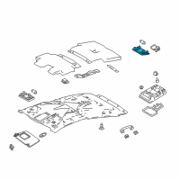 Genuine Toyota Dome Lamp diagram
