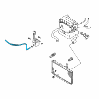 Genuine Ford Coolant Reservoir Hose diagram