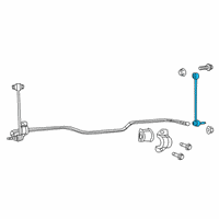 OEM 2020 Ram 1500 Link-STABILIZER Bar Diagram - 68518248AA