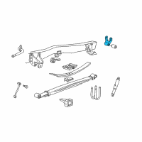 Genuine Ford Spring Assembly Shackle diagram