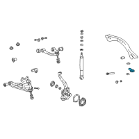 Genuine Toyota Torsion Bar Anchor End diagram