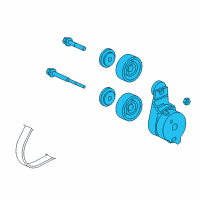 Genuine Ford Idler Pulley diagram