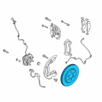 OEM 2017 Ford F-150 Rotor Diagram - JL3Z-1125-B