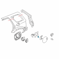 Genuine Ford Filler Pocket Spring diagram