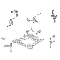 Genuine Bolt, Shock Absorber Fork (12X98) diagram
